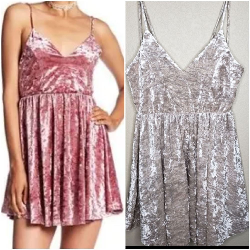 Romeo + Juliet Couture • Velvet Dress PINK • Medium